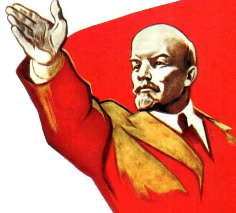 И Ленин такой молодой и лампа должна всем светить